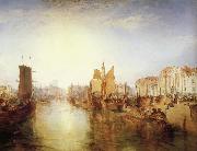 Joseph Mallord William Turner The harbor of dieppe oil on canvas